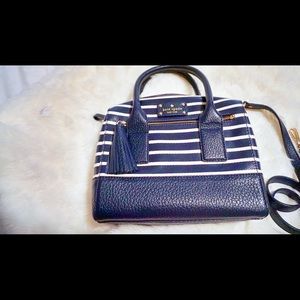 🚫SOLD🚫Kate Spade blue,white cross body bag